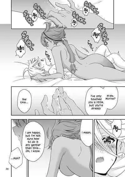 [Waterfall (Takano Saku)] Shiawase na Hibi -if- | Days of Happiness -if- (Mobile Suit Gundam: The Witch from Mercury) [English] [Digital]