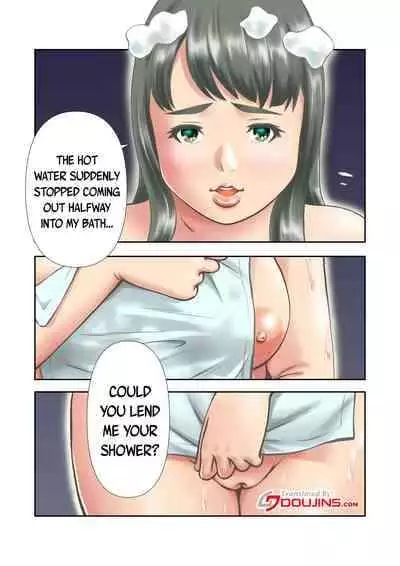 [Sudou Raikuu] Tennen de Pocchari na Otonari-san ga Ofuro o Karinikita | My Plump Airheaded Neighbor Came Over To Use My Bath [English] {Doujins.com} [Digital]
