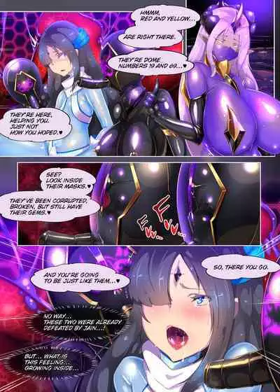 The story of the final fallen hero becoming a lewd, high ranking female officer. ーSHINING PEARL SQUAD: GAIN'S NEWEST EXECUTIVE.ー