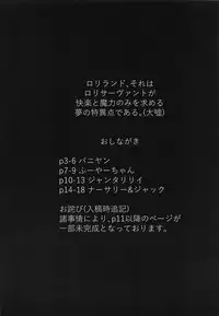 (C95) [Dinosaur House (Kaidiu)] Inbi no Kuni no Loliland (Fate/Grand Order)