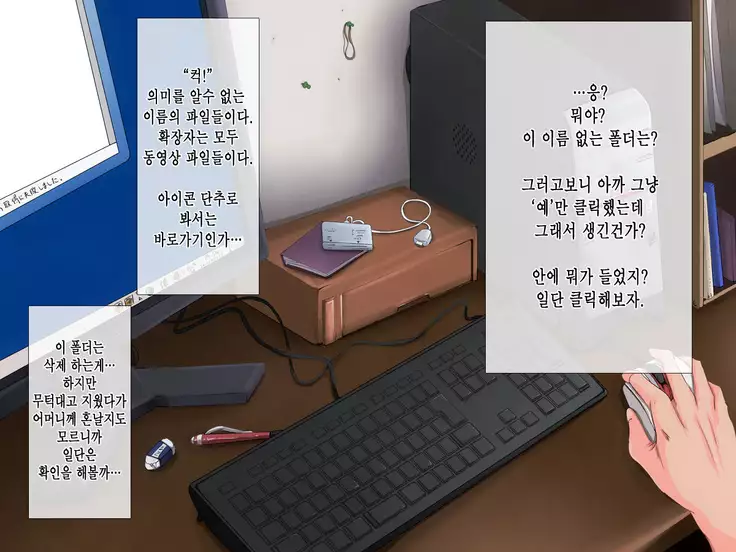 Ie no Personal Computer ni Shigoto ni Fukki Shita Hahaoya ga Okasareteru Gazou to Eizou ga Atta Hanashi