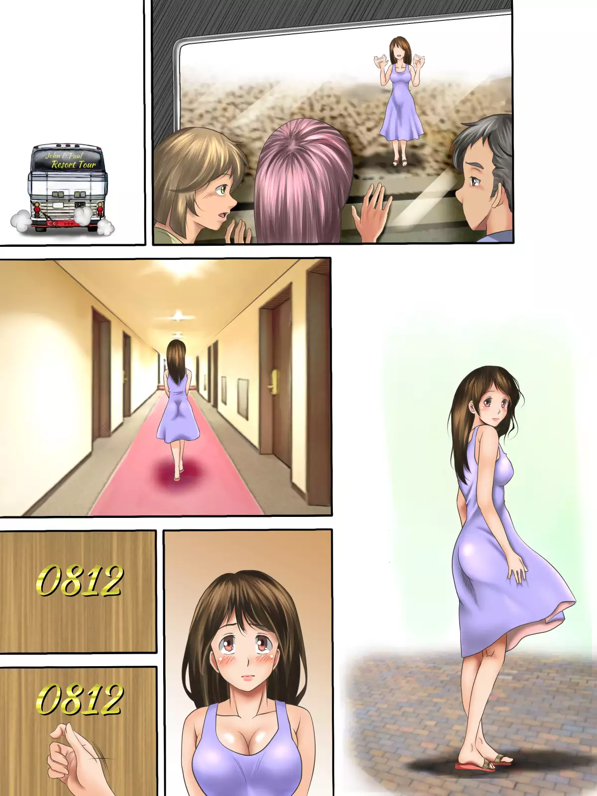 Kaigai Kyoshiki ni Sanretsu Shita Motokare ni Ikikuruwasareru Niizuma -Zenpen-