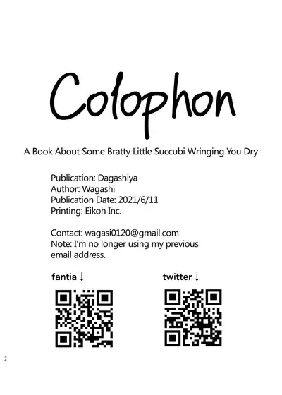 Mesugaki Succubus-tachi ni Shiboritorareru Hon | A Book About Some Bratty Little Succubi Wringing You Dry