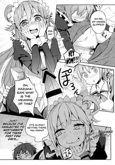 (COMIC1☆11) [High Tech Pen Case (Tam-U)] Kono Da-Maid to Mitsudan o! | Private Talk With a Failure Maid! (Kono Subarashii Sekai ni Syukufuku o!) [English] {Doujins.com}