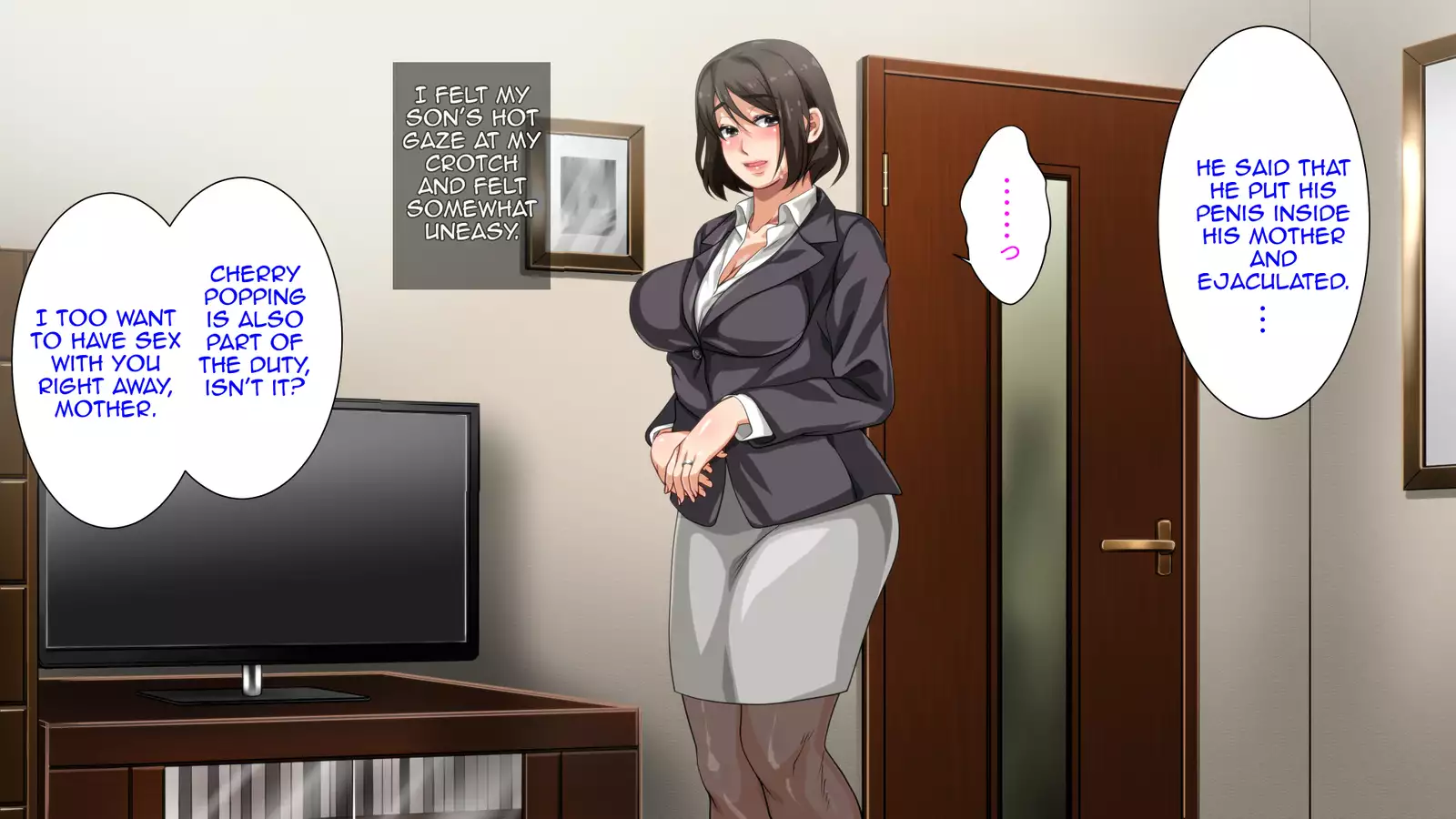 Hahaoya ni Yoru Fudeoroshi ga Gimuka Sareta Sekai | World where Cherry Popping is a Mother's Duty Part 1