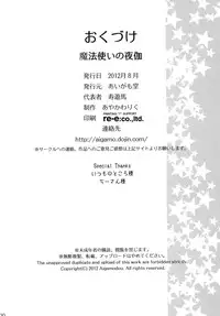 [Aigamodou (Ayakawa Riku)] Mahou Tsukai no Yotogi (Mahou Tsukai no Yoru) [Digital]