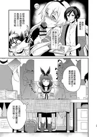 [Kitsune (Tachikawa Negoro)] Otokonoko Sakka ga Genkou Gasshuku o Kaisai Shitara! (Kantai Collection -KanColle-) [Chinese] [夜願漢化] [Digital]