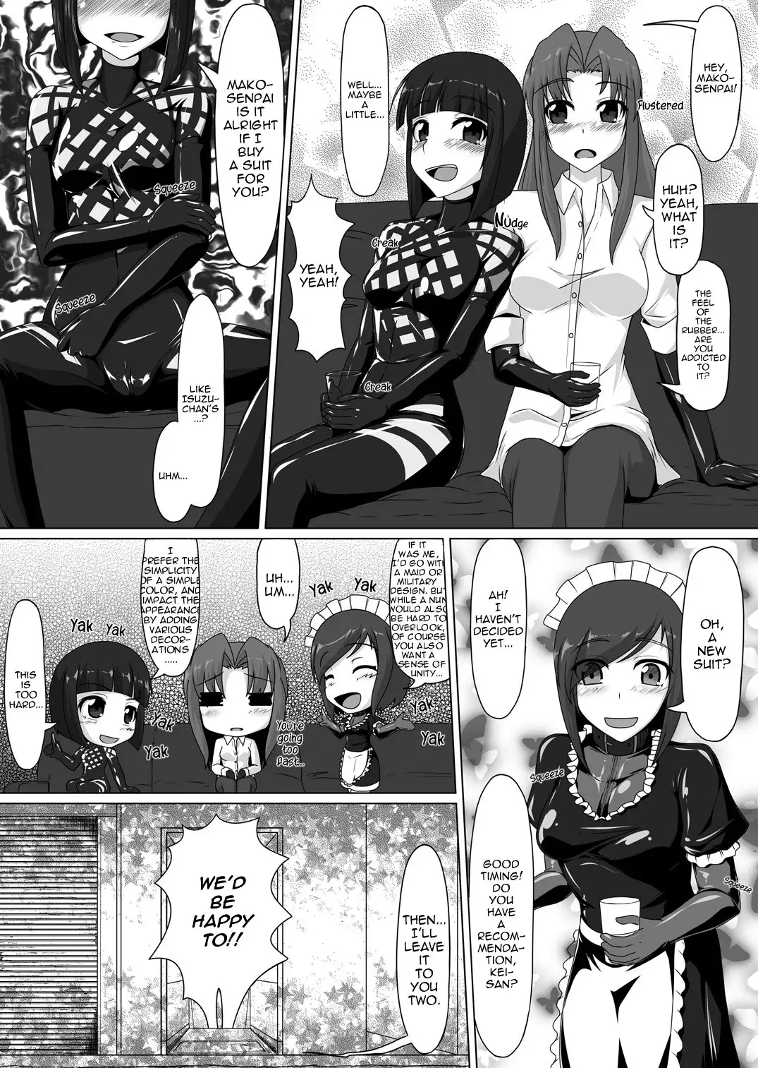 Gomu Fechi! Rubber de Watashi o Tojikomete ♪ | Rubber Fetish! Encase Me with Rubber! ♪